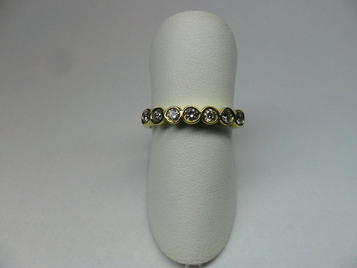 Rijring Gesloten Zetting Geelgoud 7st. 